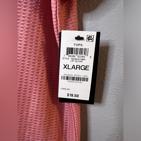 ID Ideology Crewneck Short Sleeve T-shirt Lip Gloss Color XL - Picture 2 of 7